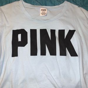 PINK cropped tee